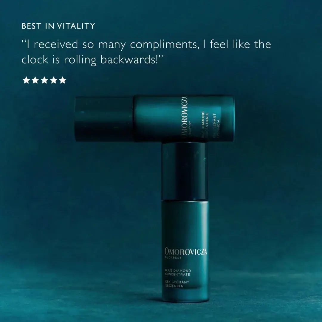 Omorovicza Blue Diamond Concentrate 30ml, texture view