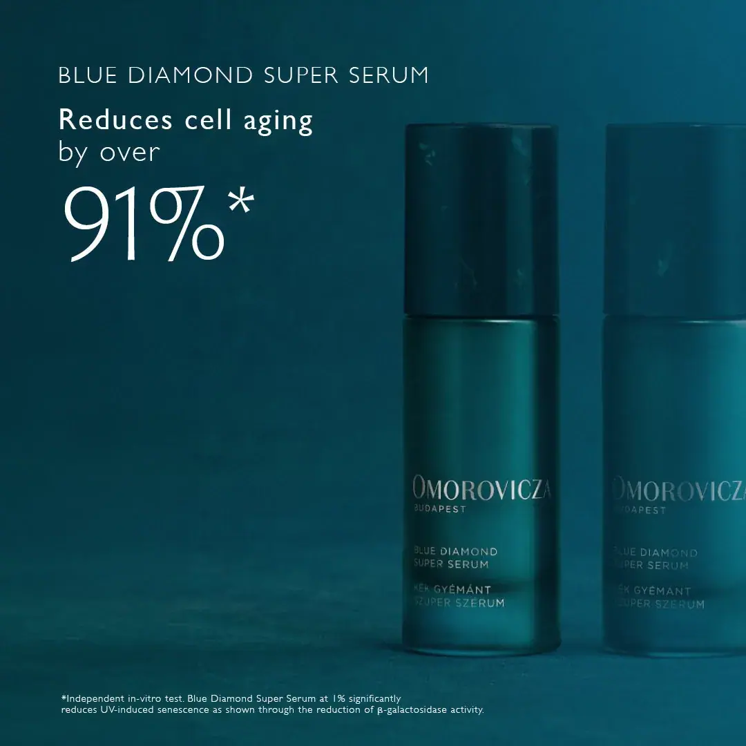 Omorovicza Blue Diamond Duo, detail view