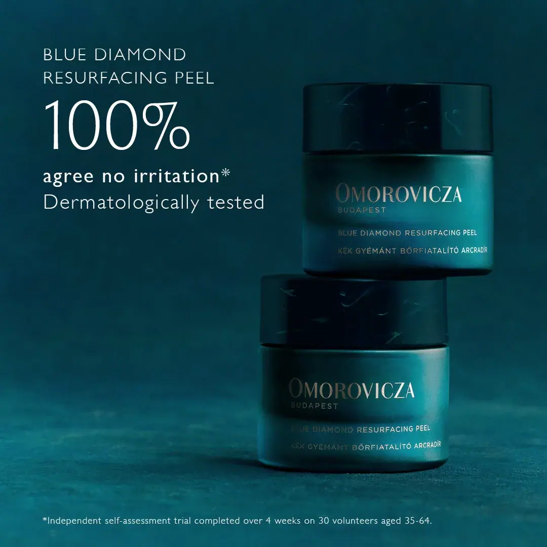 Omorovicza Blue Diamond Resurfacing Peel 50ml, texture view