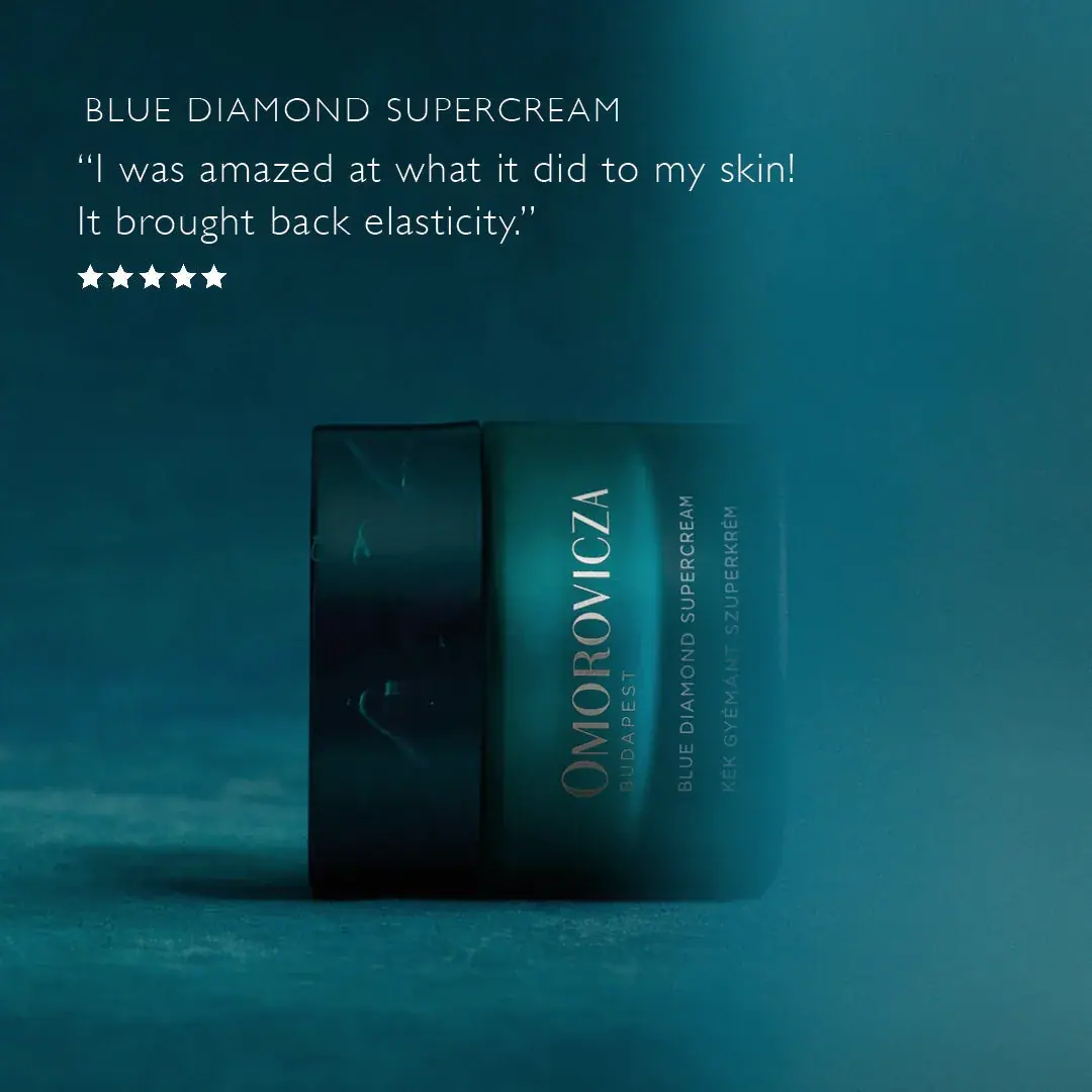 Omorovicza Blue Diamond Supercream 50ml, detail view