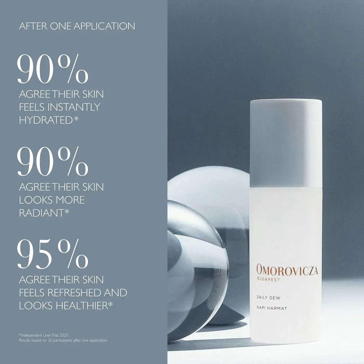 Omorovicza Daily Dew Gel Moisturiser 50ml, lifestyle view