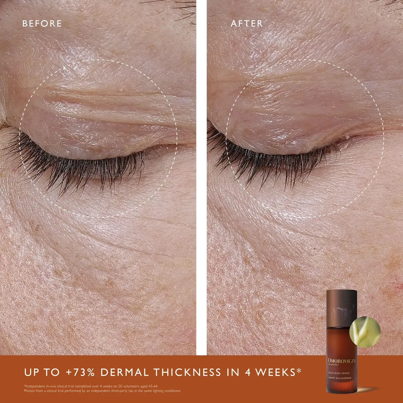 Omorovicza Gold Oleo Serum 5ml, texture view