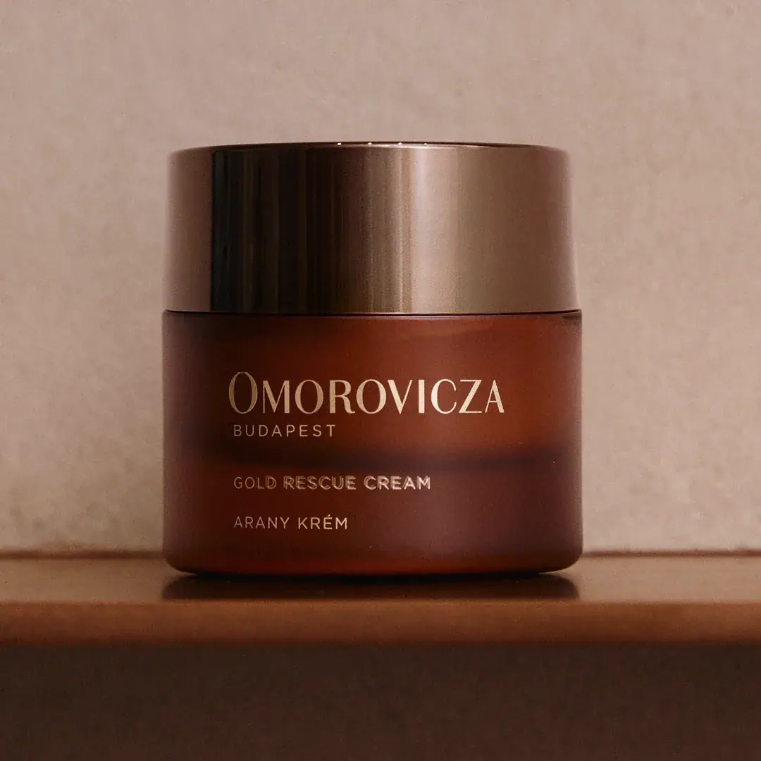 Omorovicza Gold Rescue Cream 50ml, texture view