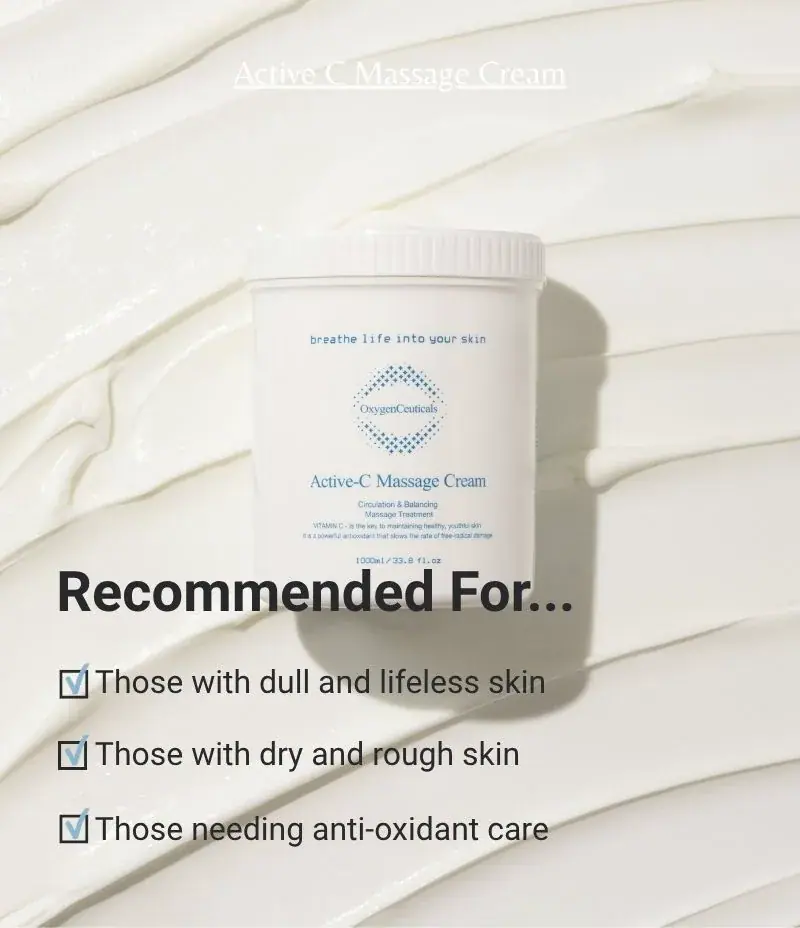 OxygenCeuticals Active-C Massage Cream, texture view