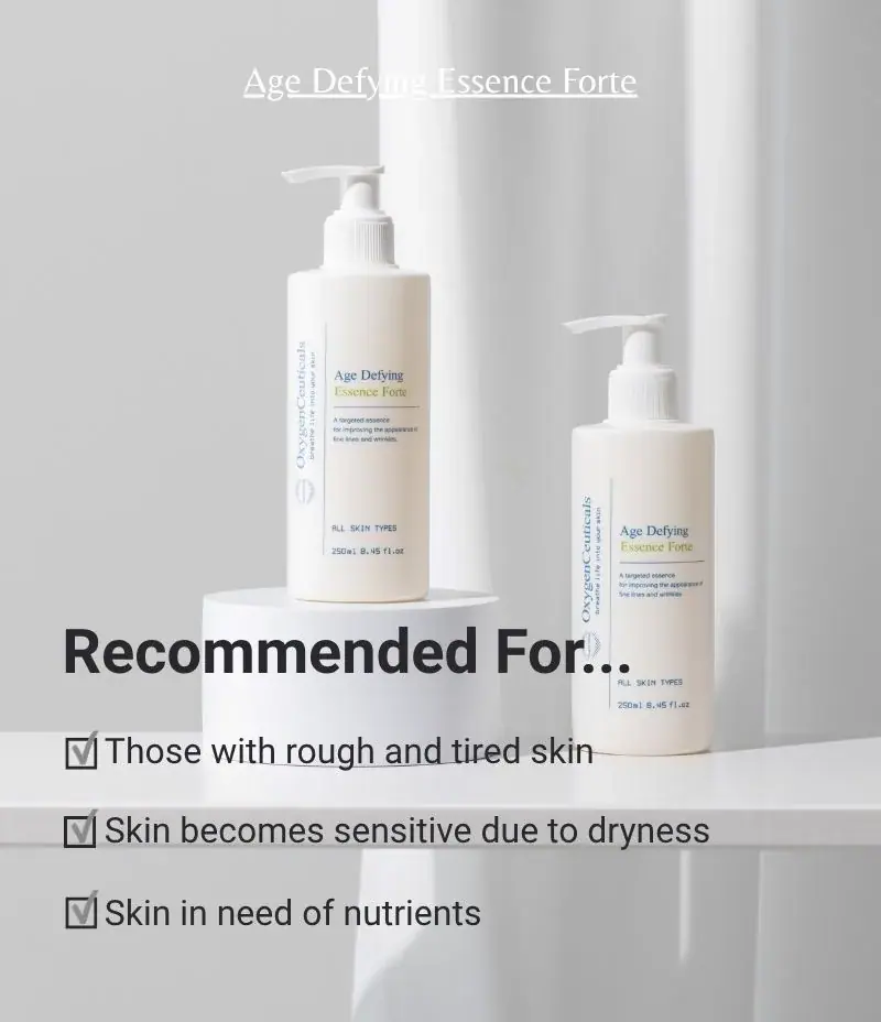 OxygenCeuticals Age Defying Essence Forte, lifestyle view