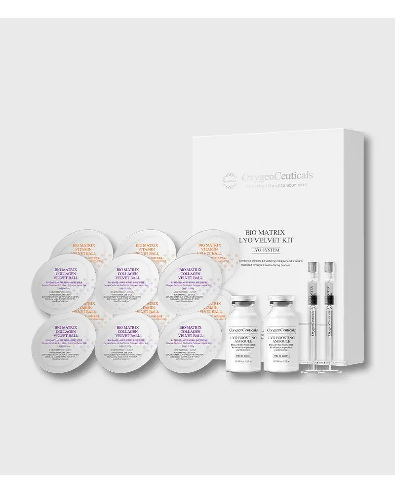 OxygenCeuticals Bio Matrix LYO Velvet Kit, front view