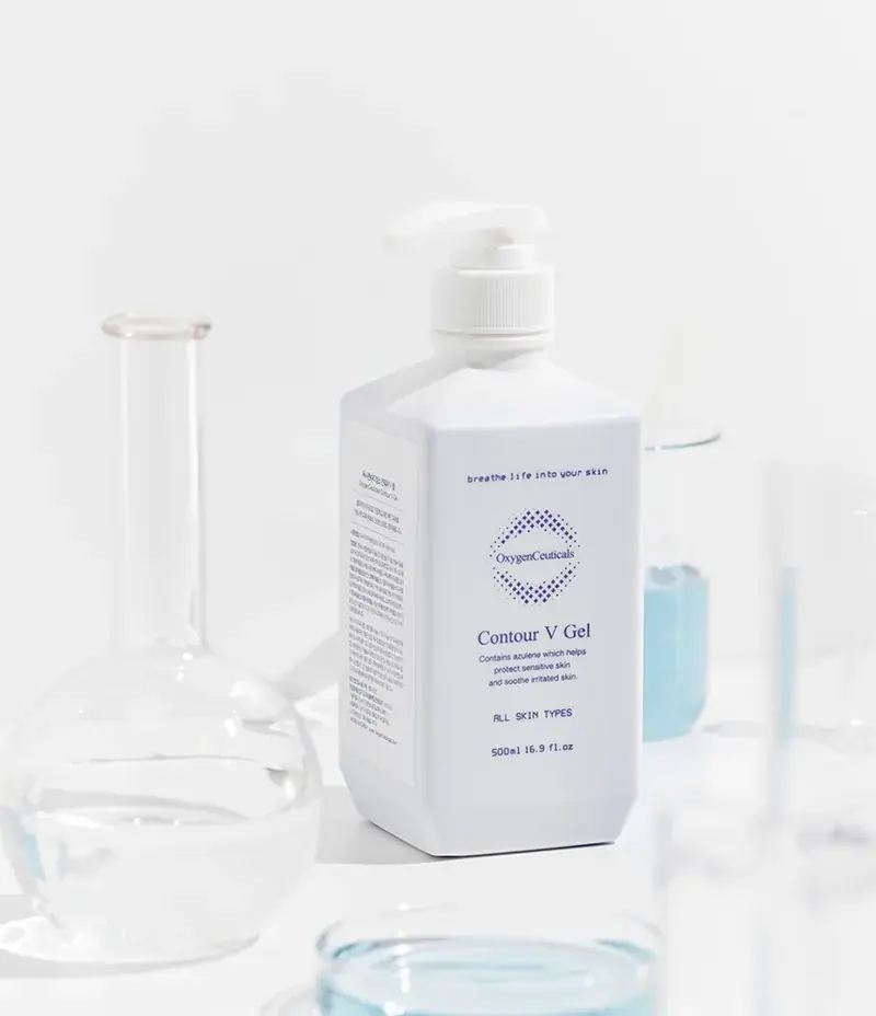 OxygenCeuticals Contour V Gel, lifestyle view