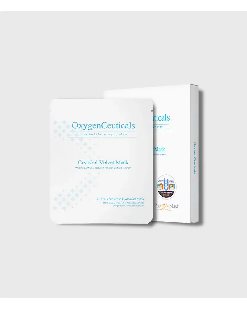 OxygenCeuticals Cryogel Velvet Mask, front view