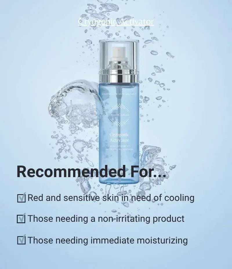 OxygenCeuticals Cryogenic Activator 100ml/3.38fl.oz, texture view