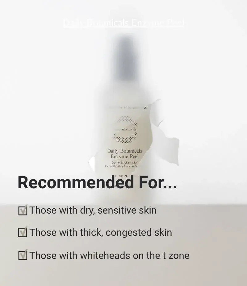OxygenCeuticals Daily Botanicals Enzyme Peel 75ml/2.53fl.oz, lifestyle view