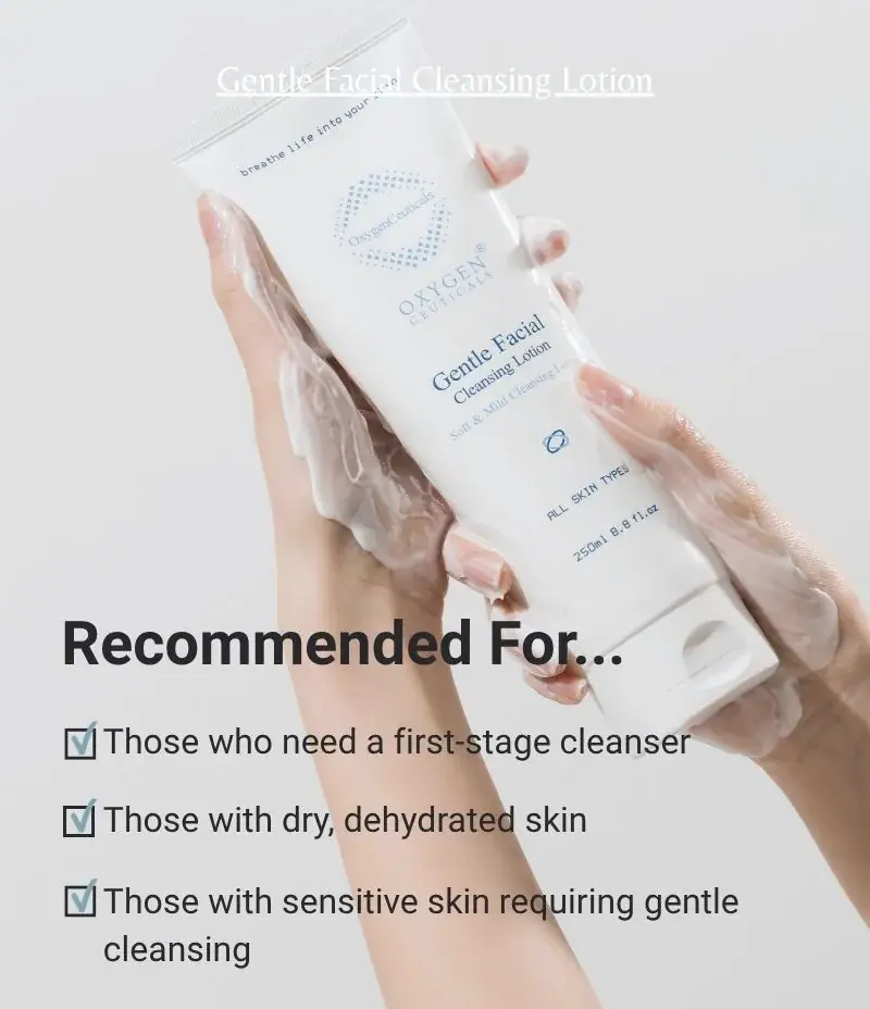 OxygenCeuticals Gentle Facial Cleansing Lotion 250ml/8.45fl.oz, lifestyle view