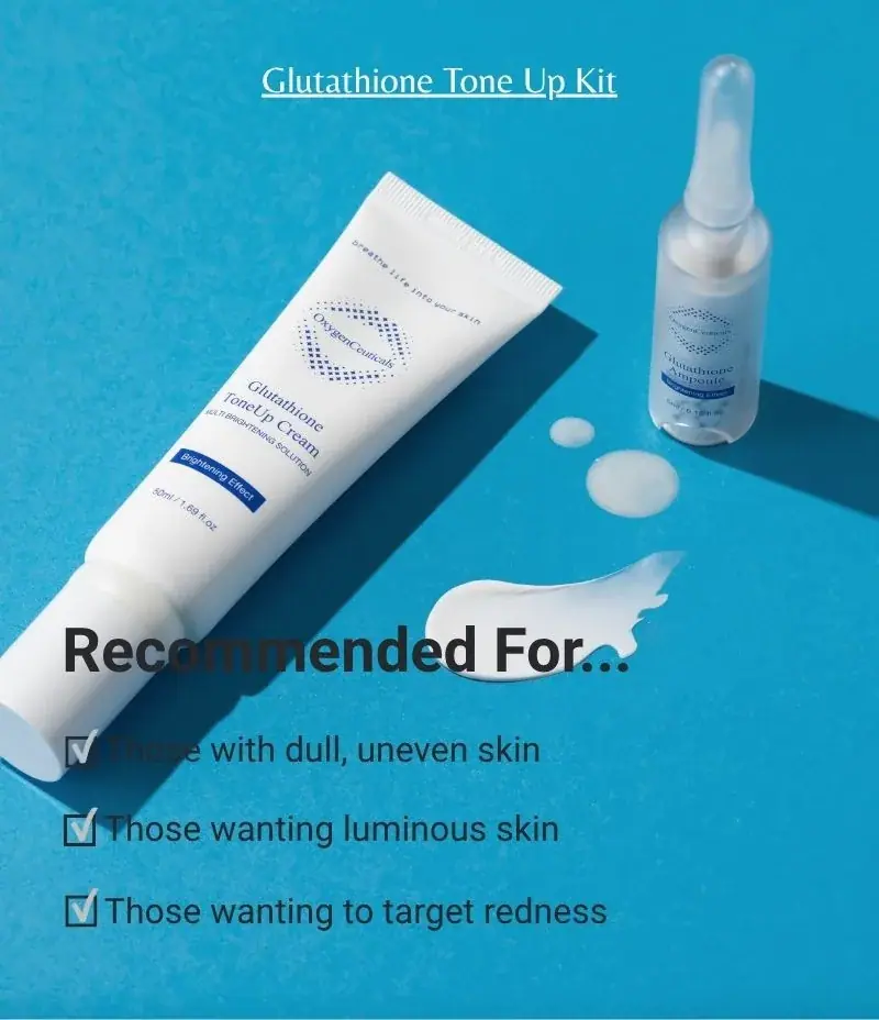 OxygenCeuticals Glutathione ToneUp Kit, texture view
