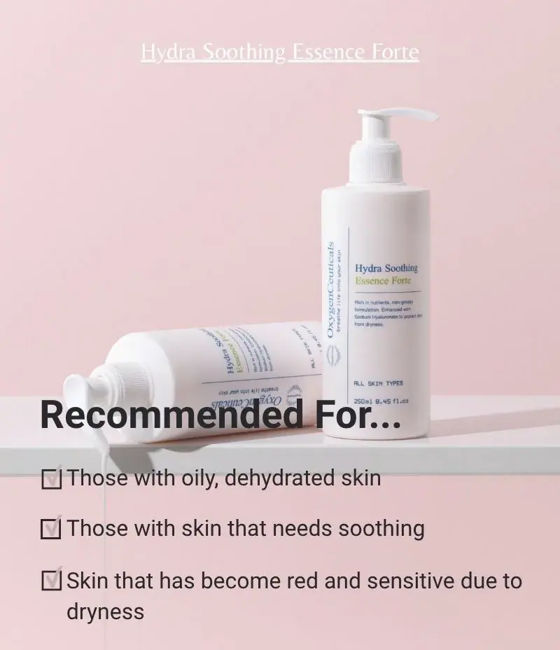 OxygenCeuticals Hydra Soothing Essence Forte, lifestyle view