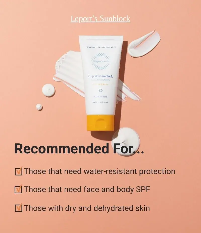 OxygenCeuticals Leport's Sunblock 120ml/4.23oz, texture view