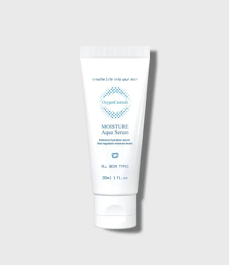 OxygenCeuticals Moisture Aqua Serum 30ml/1fl.oz, packaging view