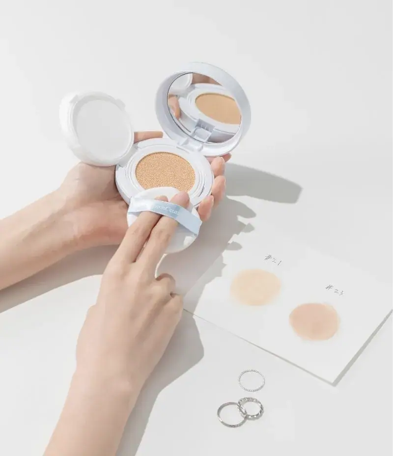 OxygenCeuticals O₂ Foundation Cushion, texture view