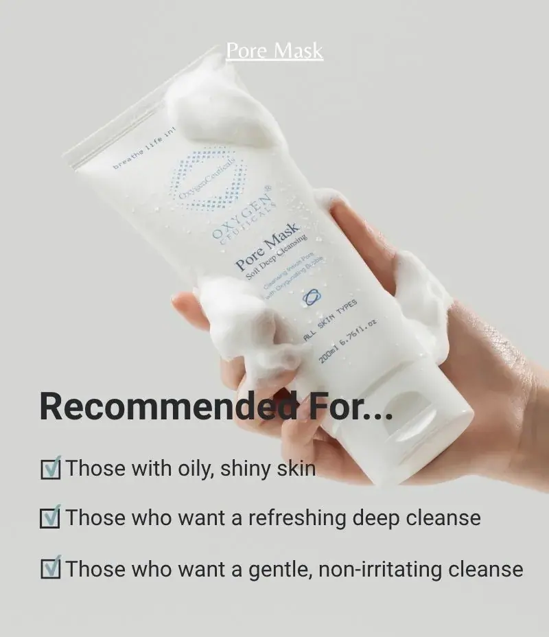OxygenCeuticals Pore Mask Cleansing Foam 30ml/1fl.oz, lifestyle view