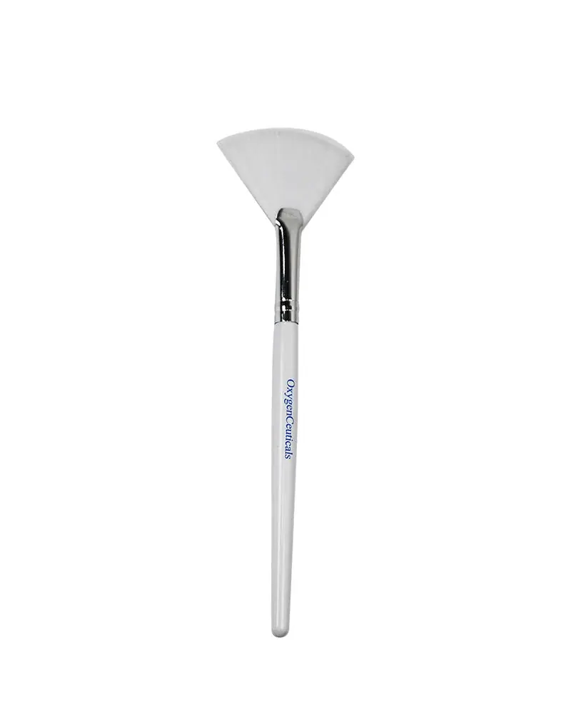OxygenCeuticals Premium Fan Pack Brush (with OxygenCeuticals Logo), front view
