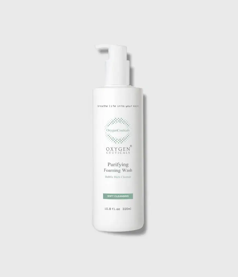 OxygenCeuticals Purifying Foaming Wash 100ml/3.38fl.oz, packaging view