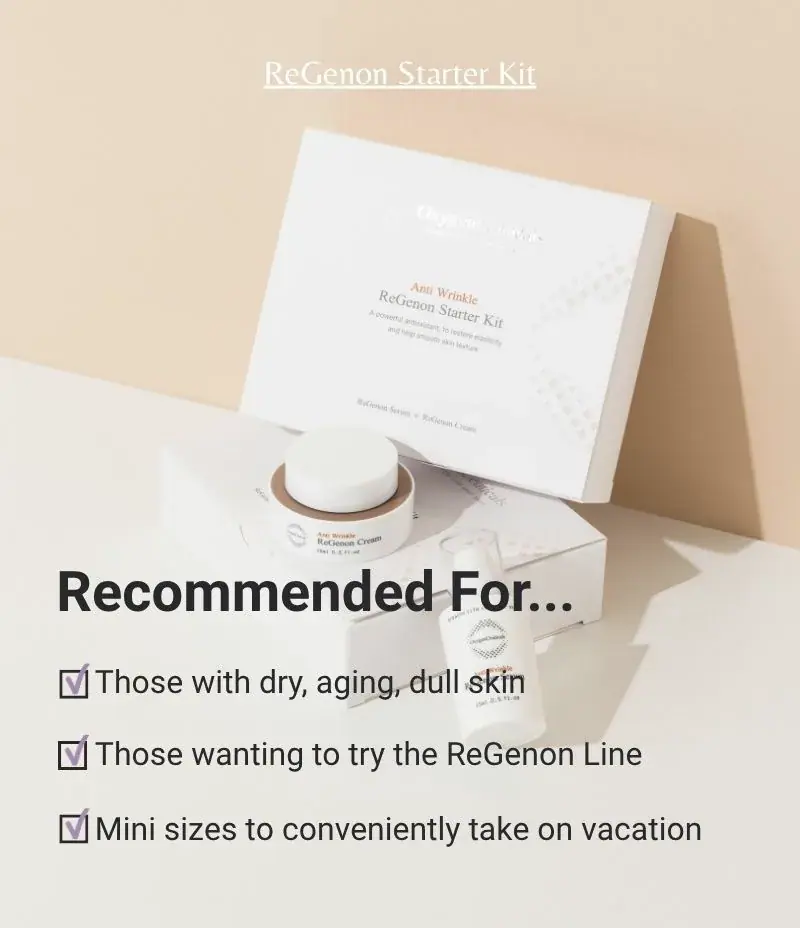 OxygenCeuticals ReGenon Starter Kit, texture view