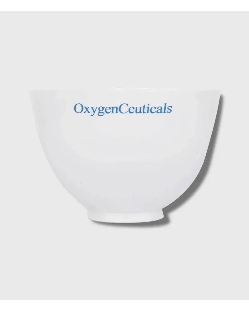 OxygenCeuticals Rubber Bowl (with OxygenCeuticals Logo), front view