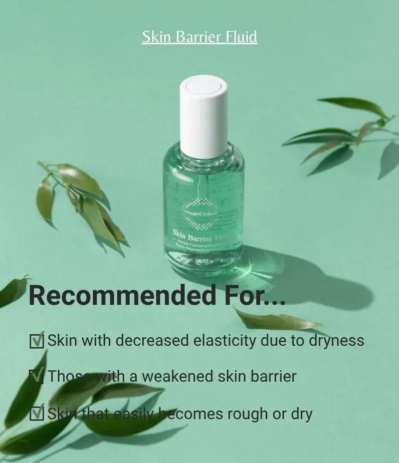OxygenCeuticals Skin Barrier Fluid, lifestyle view