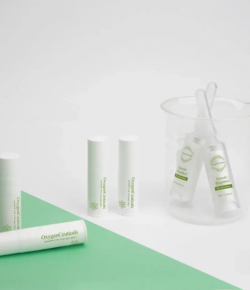 OxygenCeuticals Spicule Regentox, detail view