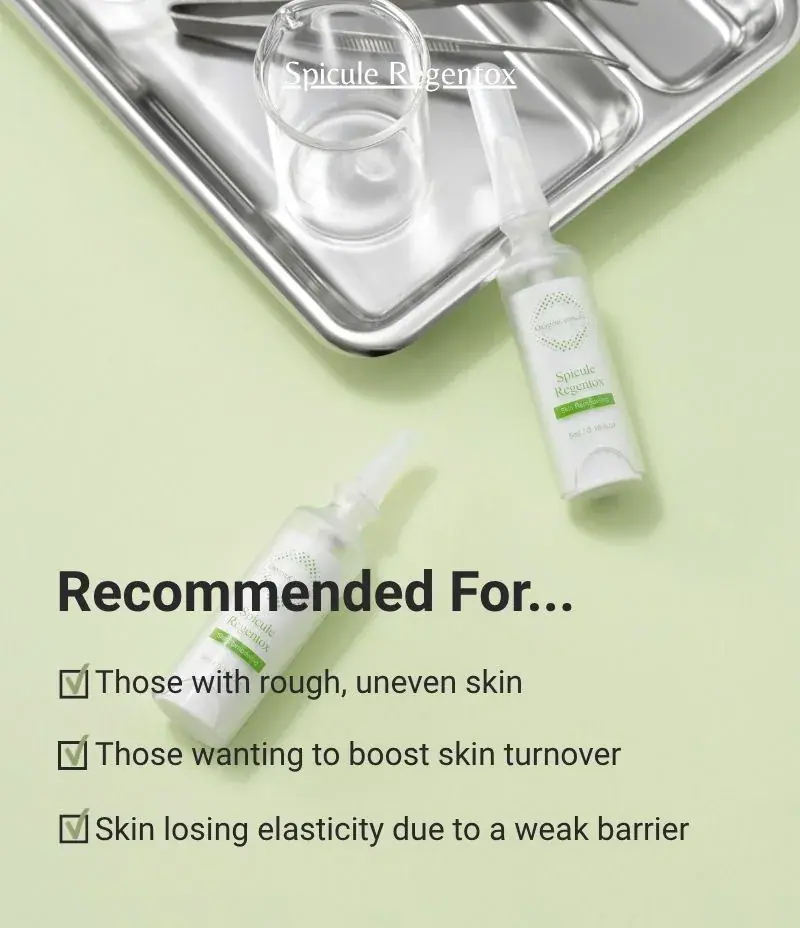 OxygenCeuticals Spicule Regentox, texture view