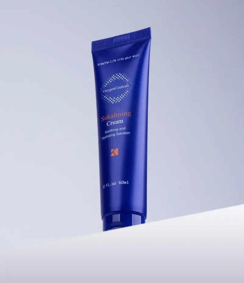 OxygenCeuticals Sukalming Cream, detail view