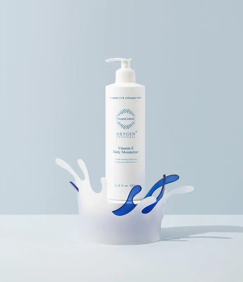 OxygenCeuticals Vitamin E Daily Moisturizer, lifestyle view
