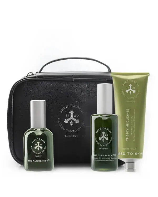Seed to Skin Men’s Green Ritual Kit Seed to Skin Men’s Green Ritual Kit, front view