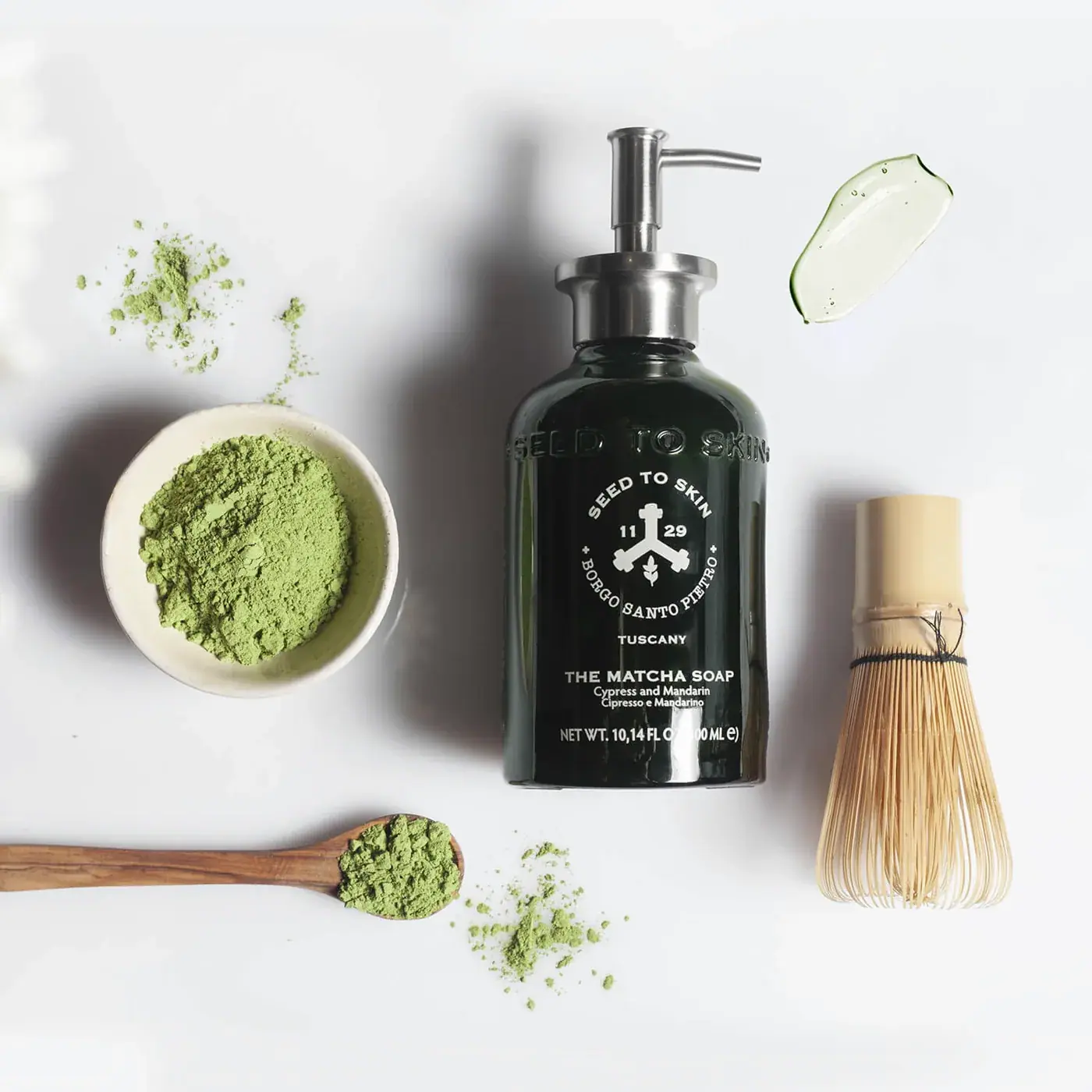 Seed to Skin The Matcha Soap, detail view