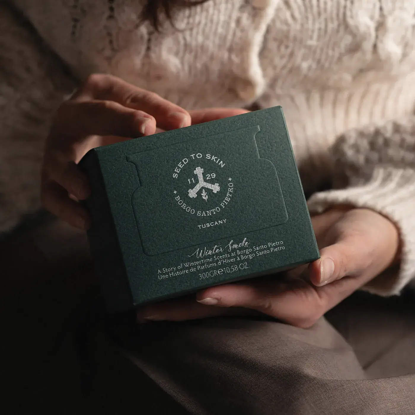 Seed to Skin Winter Smoke Candle, alternate view