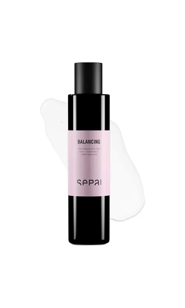 SEPAI BALANCING chamomile & rose toner, texture view