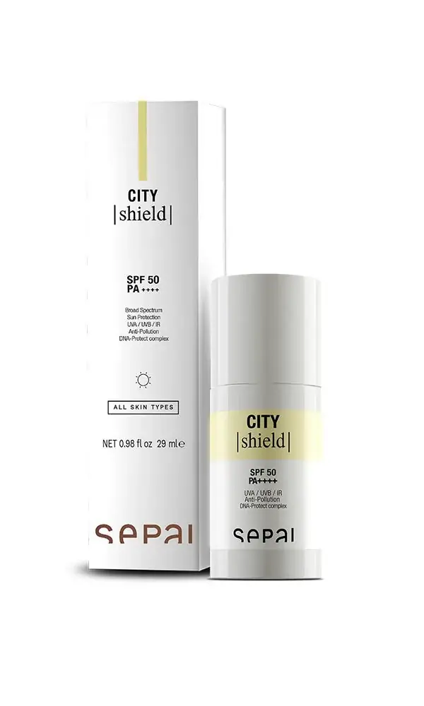 SEPAI CITY Shield Sunscreen control face cream, detail view