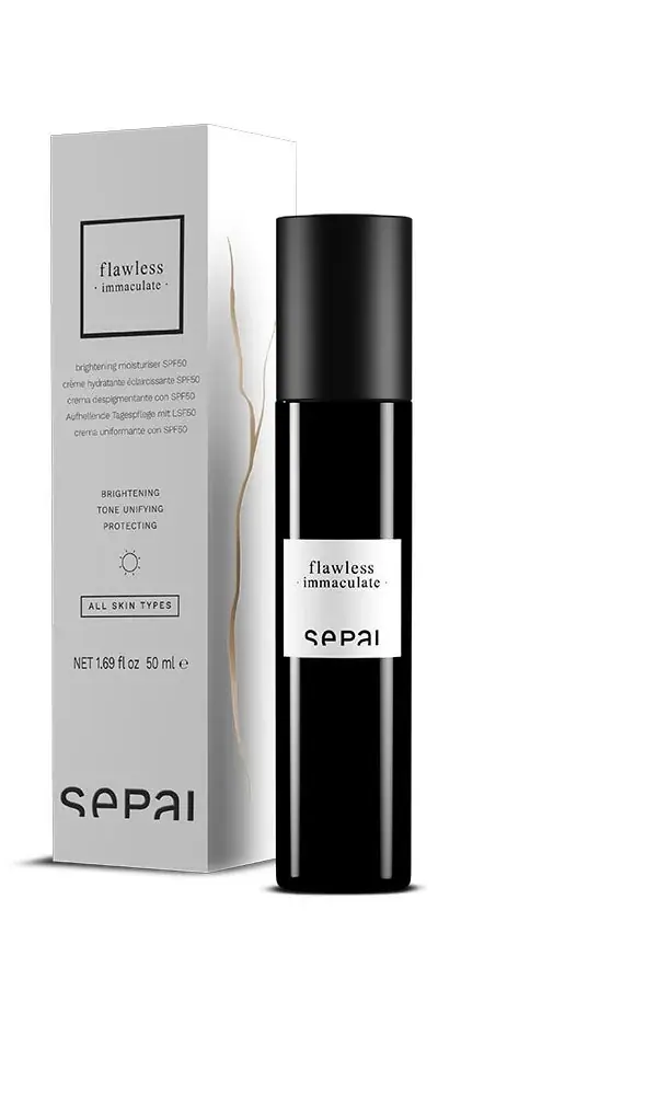 SEPAI Flawless IMMACULATE brightening moisturiser SPF50, detail view