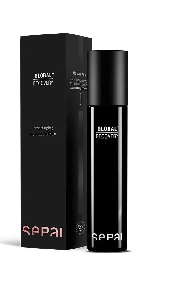 SEPAI GLOBAL+ Recovery smart aging rich cream, detail view