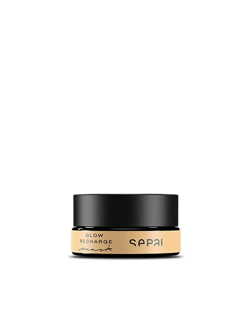 SEPAI GLOW RECHARGE jasmine & camu-camu mask, front view