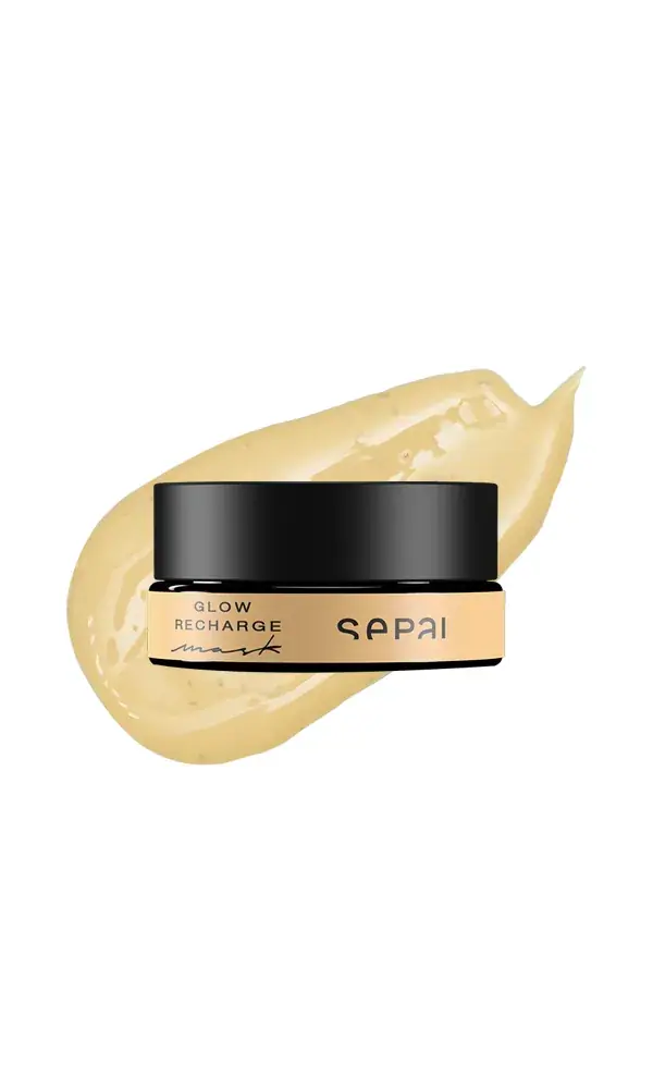 SEPAI GLOW RECHARGE jasmine & camu-camu mask, texture view