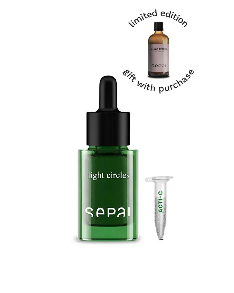 SEPAI LIGHT CIRCLES brightening eye serum, front view