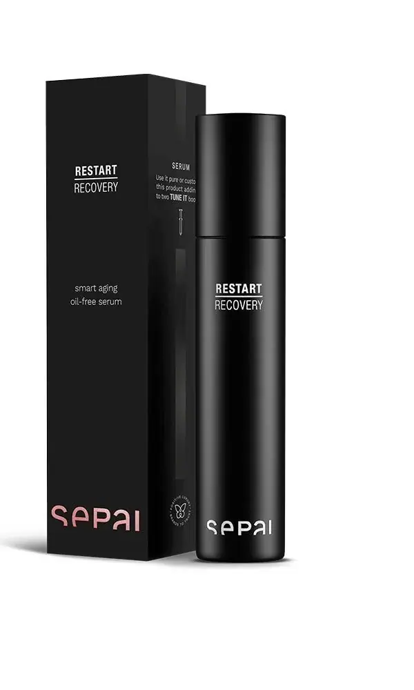 SEPAI RESTART Recovery oil-free smart aging serum, detail view