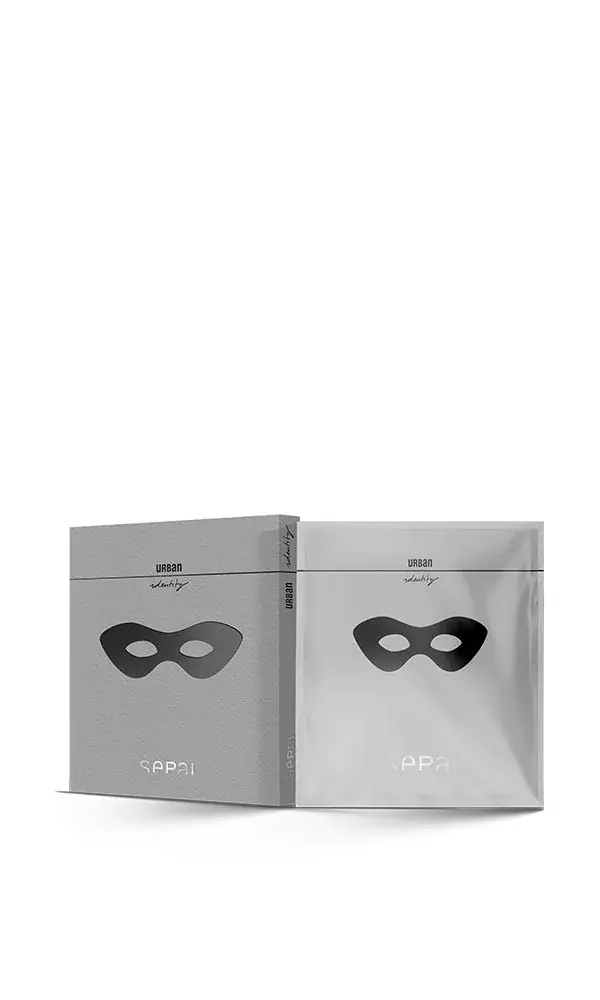 SEPAI Urban IDENTITY super radiance & moisture eye mask (2 units), detail view