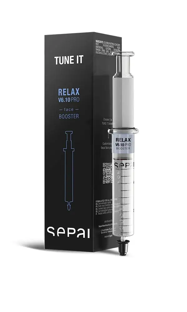 SEPAI v6.10 RELAX face de-stressing booster, detail view