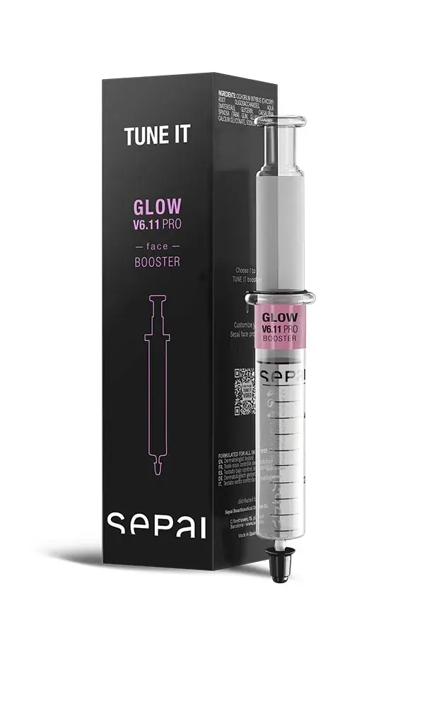 SEPAI v6.11 GLOW face radiance booster, detail view