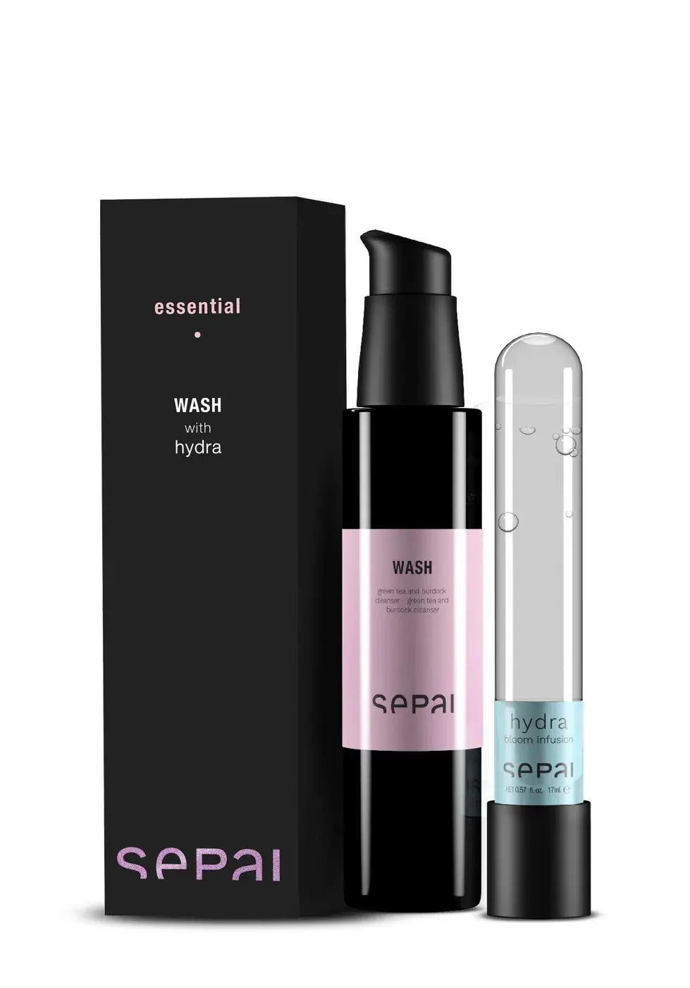 SEPAI WASH enzymatic cleanser, detail view