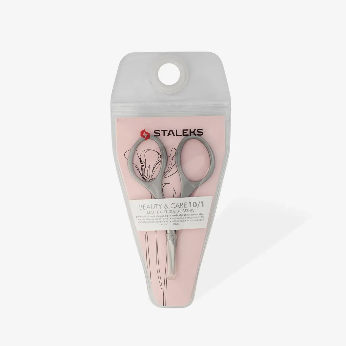 Staleks Matte cuticle scissors BEAUTY & CARE 10, lifestyle view