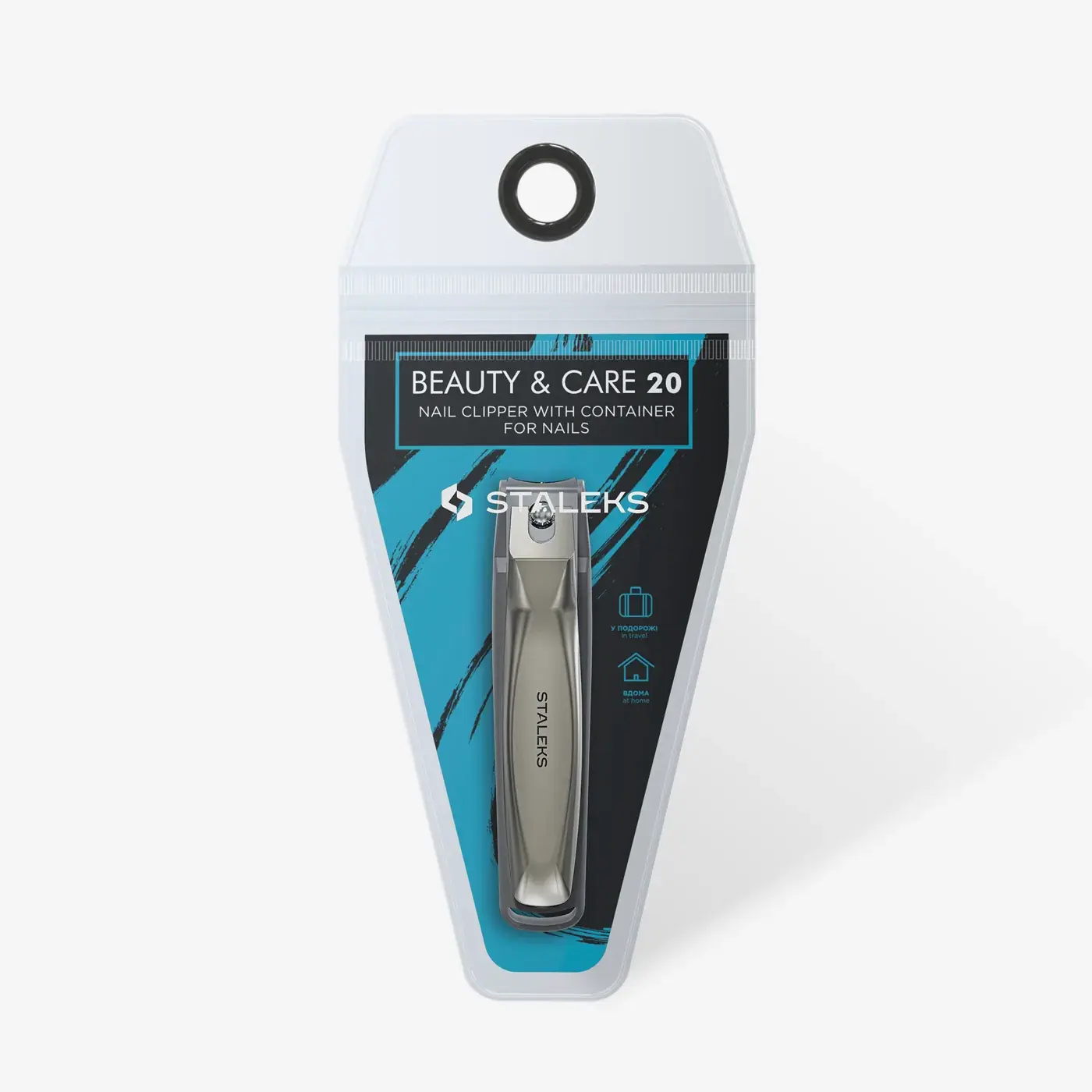 Staleks Nail clipper with container for nails BEAUTY & CARE 20, lifestyle view