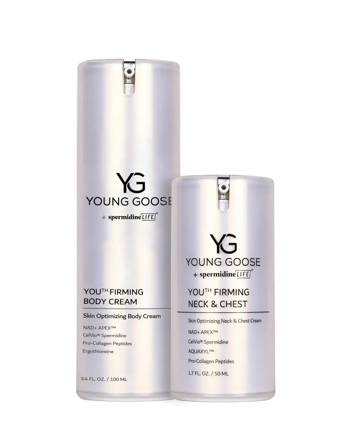 Young Goose THE NECK-DOWN FIRMING DUO Young Goose THE NECK-DOWN FIRMING DUO, front view
