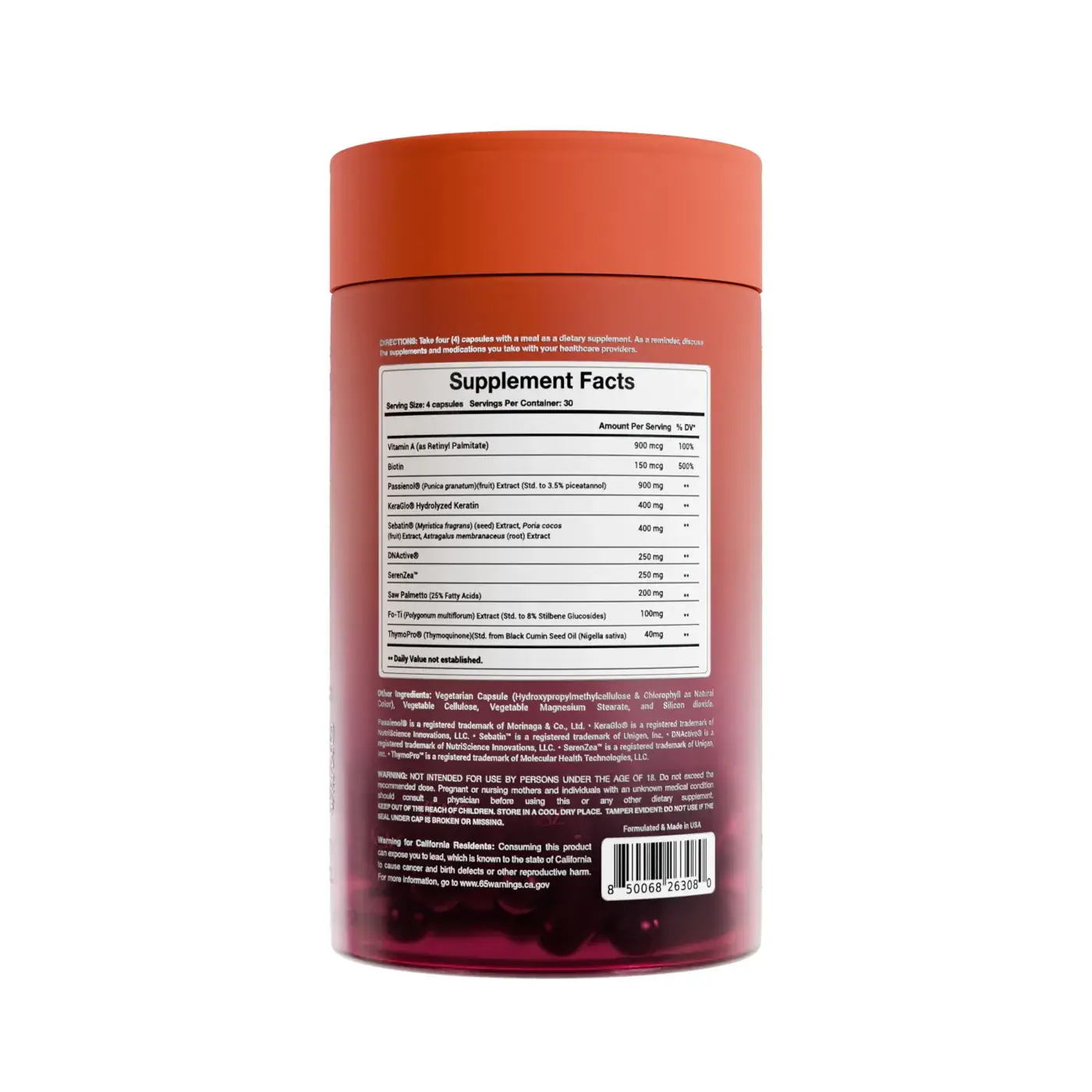 Zenos Health BeautyZen, detail view