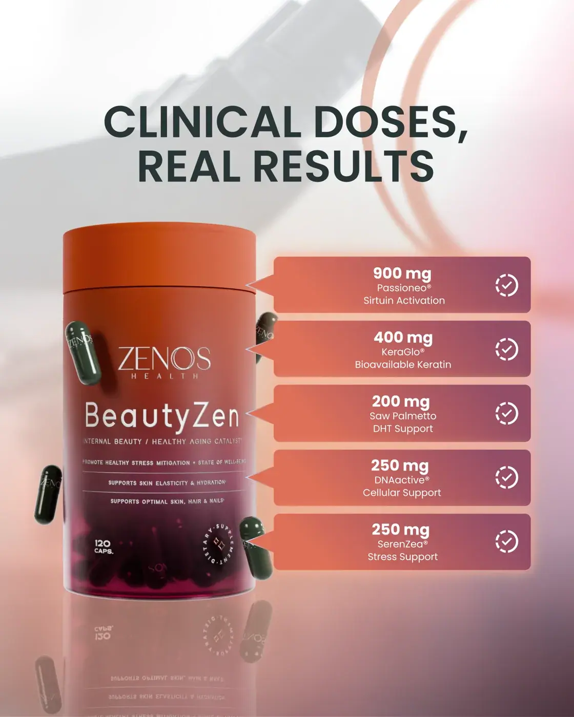 Zenos Health BeautyZen, lifestyle view